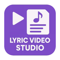 Lyric video studio logo